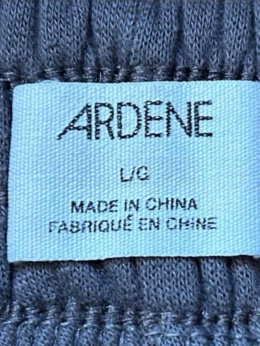 Ardene Dark Grey Elastic Waist Joggers - Picture 2 of 3
